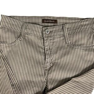 James Jeans Twiggy Stripe Skinny Jeans Café Au Lait – Women’s Size 27